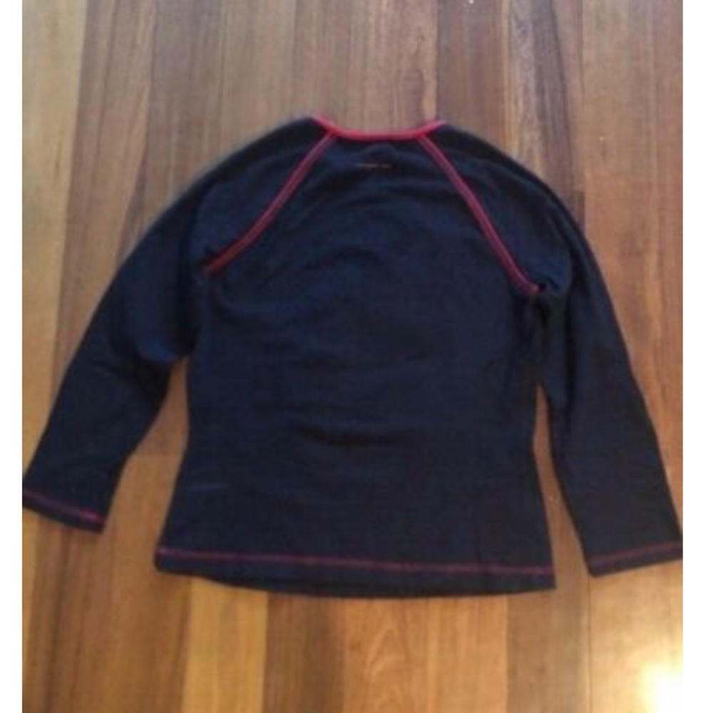 EXTREMELY RARE Vintage Vivienne Tam Long Sleeve Blouse with Sequin Dragon Size 0 - Picture 5 of 5